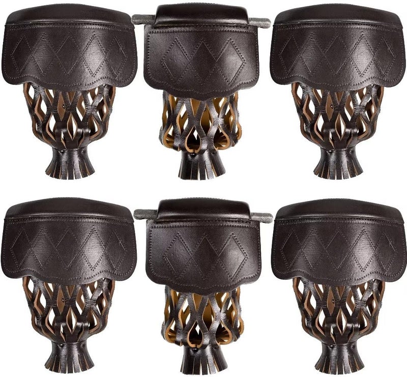 Collapsar Pool Table Pockets - Leatherette Billiard Set of 6 Replacement Accessories - Image 1